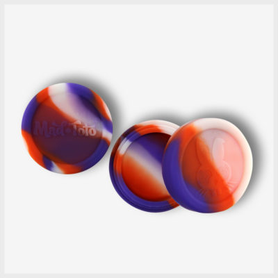 Mad Toto Silicone Jar - Orange / Purple / White