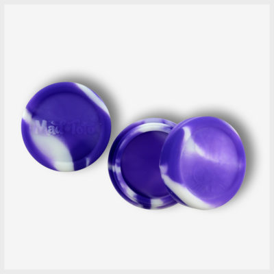 Mad Toto Silicone Jar - Purple / White