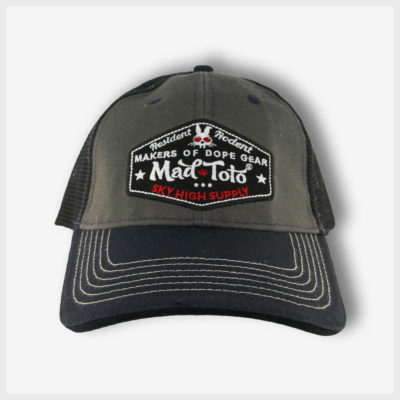 Mad Toto Trucker Hat- Charcoal / Black