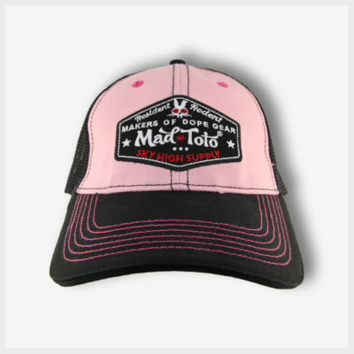Mad Toto Trucker Hat -Pink / Black