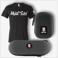 Mad Toto 420 Set- Touch Of Grey, 420 Stash Kit/Case, Tube Case, & T Shirt