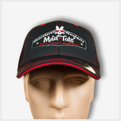 Mad Toto Fitted Mesh Patch Hat Front View 420 Apparel