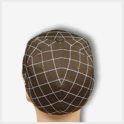Mad Toto CrissCross Hat - Brown Back view 420 Apparel
