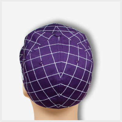 Mad Toto CrissCross Hat Back View - Purple 420 Apparel