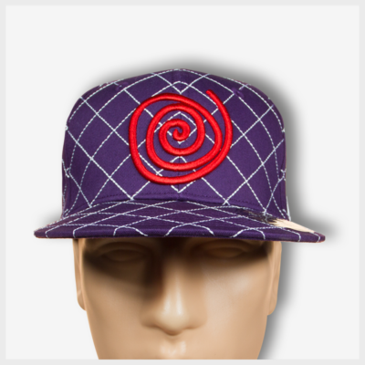 Mad Toto CrissCross Hat Front view - Purple 420 Apparel