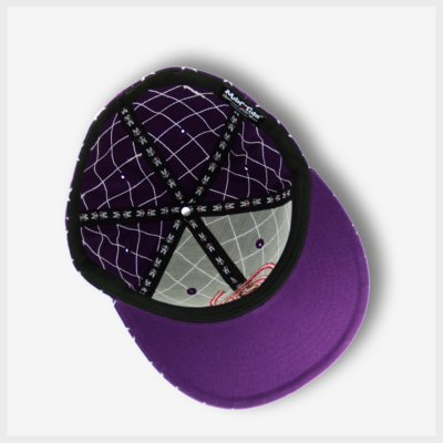 Mad Toto CrissCross Hat Inside View - Purple 420 Apparel