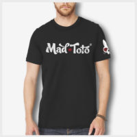 Distressed Logo T Shirt Front 420 Apparel by Mad Toto
