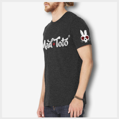 Distressed Logo T Shirt Side 420 Apparel by Mad Toto