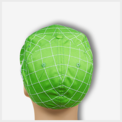 Mad Toto CrissCross Hat Back View - Green 420 Apparel