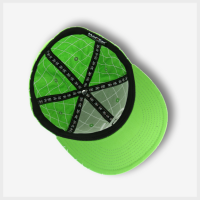 Mad Toto CrissCross Hat Inside View - Green 420 Apparel